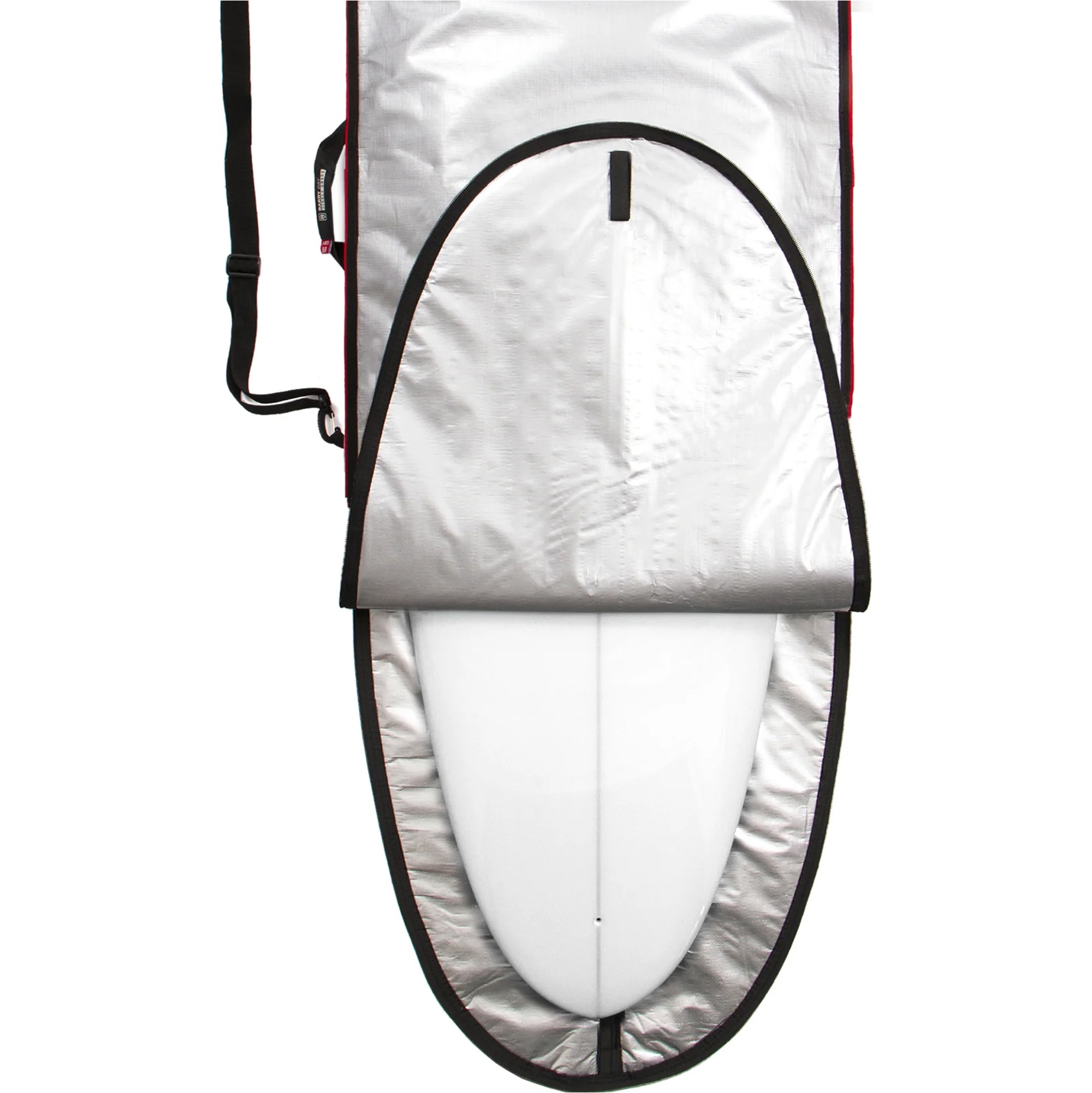 2026 Ocean and Earth Barry Long Board Cover OESCLB38 - Black / Red